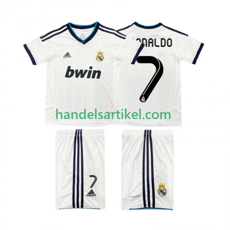 Real Madrid Cristiano Ronaldo 7 2012 2013 Retro Kinder Heim Trikotsatz Kurzarm